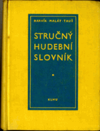 Stručný hudební slovník