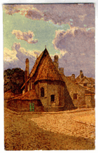 Kostelík sv. Jana Křtitele na prádle (pohled)