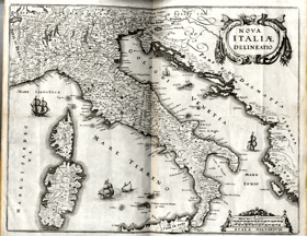 Mapa - NOVA ITALIAE DELINEATIO