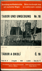 Sbírka turistických map. č. 16 - Tábor a okolí