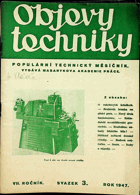 Objevy techniky - VII. ročník - svazek 3.