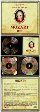 3 CD - W. A. Mozart - Klenoty klasické hudby