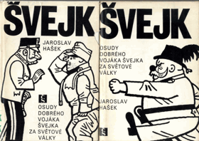 Osudy dobrého vojáka Švejka za světové války. I. II. III, IV
