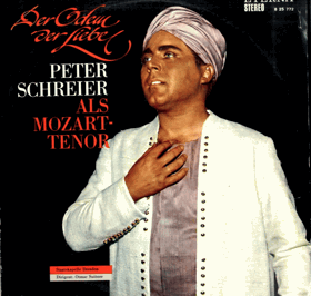 LP - Peter Schreier - Als Mozart - Tenor