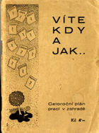 Víte, kdy a jak - celoroční plán prací v zahradě