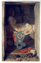 Josef Mánes - Ukolébavka (pohled)
