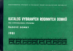 Katalog vybraných rodinných domků pro svépomocnou výstavbu