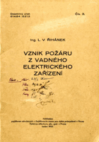 Vznik požáru z vadného elektrického zařízení