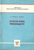 Úvod do studia písmoznalectví