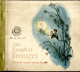 3x šelaková deska - Jan Karafiát - Jiří Trnka - Broučci - 2 desky chybí !