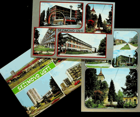 Konvolut pohlednic - Sezimovo Ústí - 3 ks (pohled)