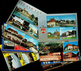 Konvolut pohlednic - Týn nad Vltavou 19 ks (pohled)