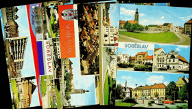Konvolut pohlednic - Soběslav 7 ks (pohled)