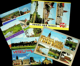 Konvolut pohlednic - Veselí nad Lužnicí 8 ks (pohled)