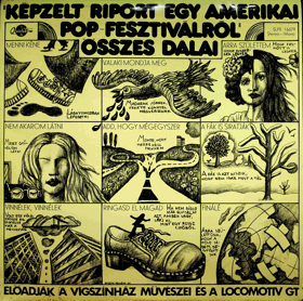 LP - Locomotiv GT - Képzelt Riport Egy Amerika - Pop-Fesztivalrol Ossezs Dalai