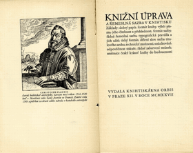 Knižní úprava a řemeslná sazba v knihtisku
