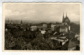 Brünn - St. Petersdom - Brno - Petrov (pohled)
