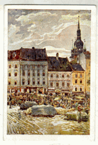 Brno . Zelený trh (pohled)
