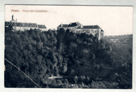 Znaim - Burg mit Granitztal - Znojmo (pohled)