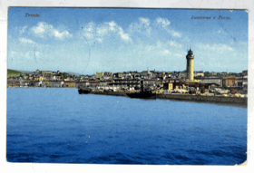 Trieste - Lanterna e Porto - přístav (pohled)