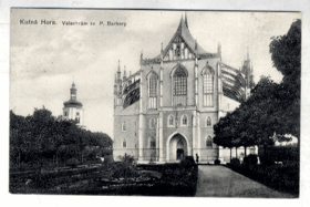 Kutná Hora - Velechrám sv. P. Barbory (pohled)