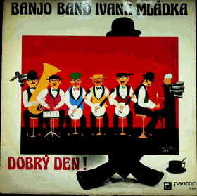 LP - POUZE OBAL - Banjo band Ivana Mládka - Dobrý den !POUZE OBAL