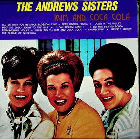 LP - THE ANDREWS SISTERS - Rum And Coca Cola