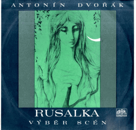 LP - POUZE OBAL - Rusalka - obal Ludmila Jiřincová - POUZE OBAL