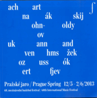 Filmové listy - Pražské jaro 2013