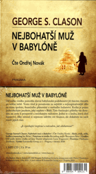 Nejbohatší muž v Babylóně  (Audiokniha) - čte Ondřej Novák - NEROZBALENO !