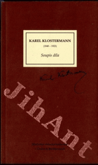 Karel Klostermann - Soupis díla