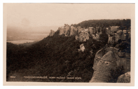 Hora Mužský - Skalní město (pohled)