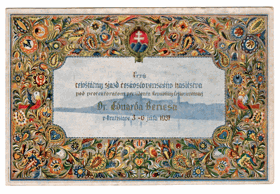 Prvý celoštátny sjazd československého hasičstva v Bratislavě 3. - 6. júla 1937 (pohled)