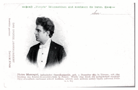 Pietro Mascagni - italský hudební skladatel (pohled)