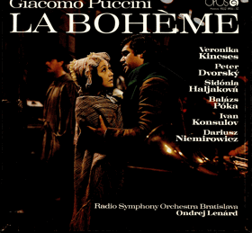 2LP - G. Puccini - La Bohéme - Peter Dvorský, Radio Symphony Orchestra Bratislava