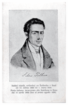 Silvio Pellico, italský básník (pohled)