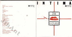 SP - INTIMA - Jana Koubková - Žár, Vyznání