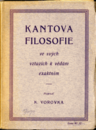 Kantova filosofie ve svých vztazích k vědám exaktním