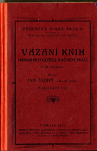 Vázání knih - návod pro učitele ručních prací