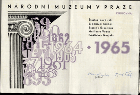 Národní muzeum v Praze 1965, podpisy