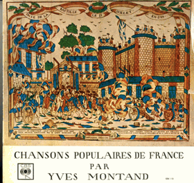 LP - Yves Montand – Chansons Populaires De France
