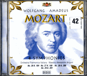 CD - W. A. Mozart - 4 Symphonies