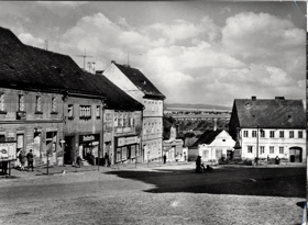 Mladá Vožice - Náměstí (pohled)
