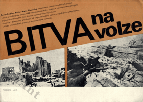 Filmový plakát - Bitva na Volze