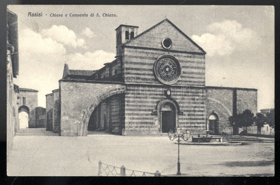 Assisi - Chiesa e Convento di S. Chiara (pohled)