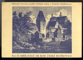 České Budějovice - Někdejší Písecká, později Pražská brána (pohled)