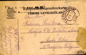 Korespondenční lístek - Feldpost (pohled)