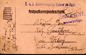 Korespondenční lístek - Feldpost (pohled)