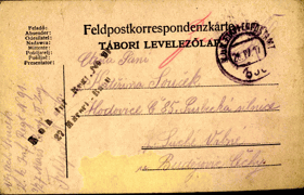 Korespondenční lístek - Feldpost (pohled)
