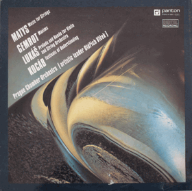 LP - Matys, Gemrot, Lukáš, Kocáb, Prague Chamber Orchestra, Oldřich Vlček – Music For ...